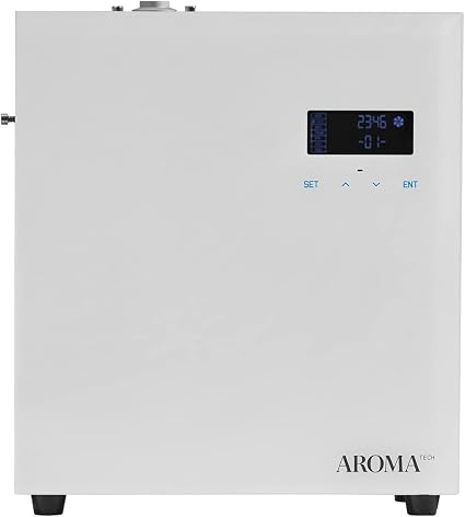 AromaTech AromaPro Essential Oil Diffuser for Aromatherapy Oils, Nebulizing Diffusion System, Heat-Free System for Home or Commercial Use, Covers up to 4,000 square feet - Modern White: Buy Online at Best Price in UAE