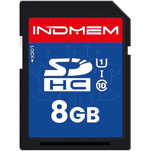SD Card 8GB, 1 Pack UHS-I U1 Class 10 8G SDHC Flash Memory Card Compatible with Digital Camera, Computer, Trail Cameras Cover