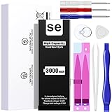 ZMNT 3000mAh Akku für iPhone Se, Ersatz der verbesserten Kapazität Lithium-ION Interner Akku für iPhone Se mit Komplettwerkzeugen, Klebeband