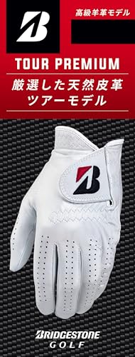 Bridgestone Golf Glove TOUR PREMIUM White 24cm Mens GL2500WH24