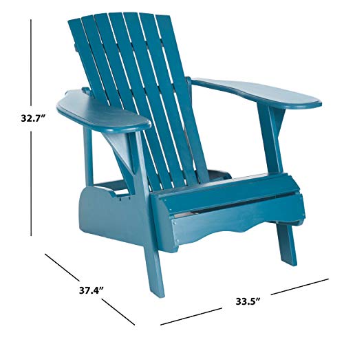 Safavieh Patio Collection Hampton Adirondack Acacia Wood Chair #TOP27