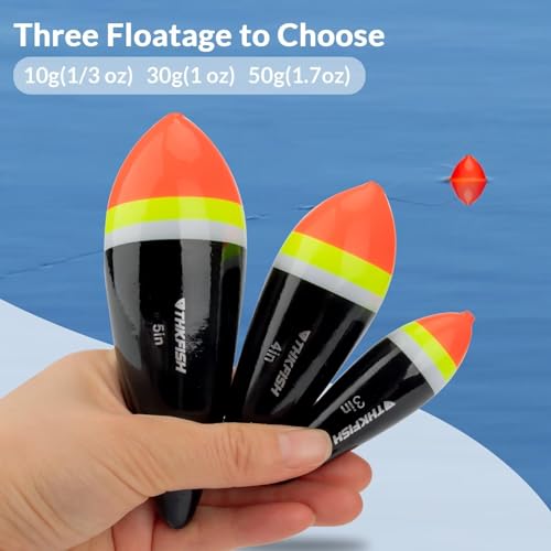 THKFISH Slip Bobbers for Fishing - Balsa Floats for Steelhead Fish Float Rigs in Freshwater and Saltwater - Thumbnail 5