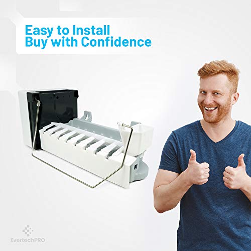 Evertechpro D7824706Q Replacement Icemaker Replacement For Whirlpool Refrigerator D7824706Q 0056504 0056599 0056605 #TOP4