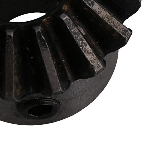 Rueda de engranaje biselada de 16 dientes y módulo 1,5 con agujero de 10 mm 5