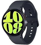 Samsung Galaxy Watch6 Smartwatch, Gesundheitsfunktionen, Fitness Tracker, LTE, 44 mm, Graphit, In...