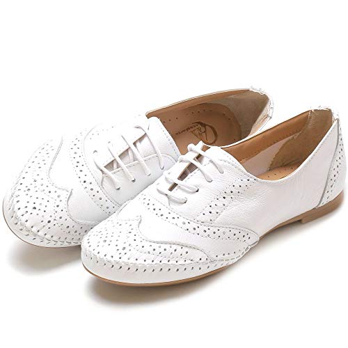 Oxford em Couro 15360 QQ Casual Branco 36