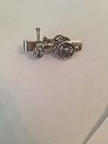 lokomobile pp-t11 English Pewter Emblem auf einem tie Clip 4 cm lang