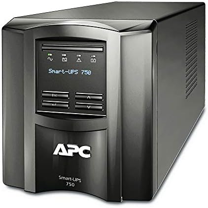APC by Schneider Electric Smart-UPS SMT-SmartConnect - SMT750IC - Uninterruptible Power Supply 750VA (Cloud enabled, 6 Outlets IEC-C13) Black