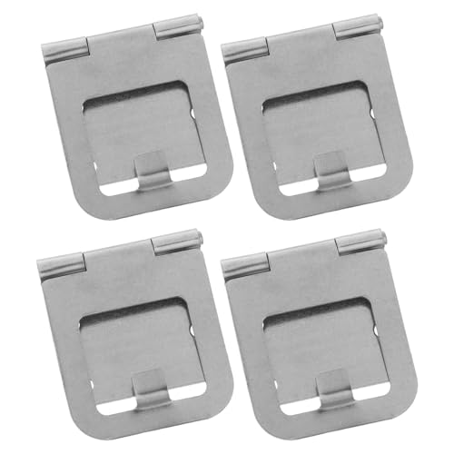 DECHOUS 4個 スクリーンヒンジ ウィンドウスクリーンロックキャッチ 網戸ロックキャッチ 障子窓ヒンジ ステンレス鋼