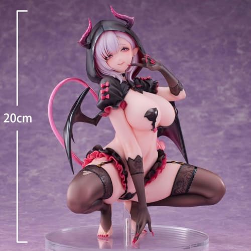 DEXSHUN Mima Nee-san Tina Figur Anime Illustration Succubus Série Figurines Position Accroupie Fille Statue PVC Figurine à Collectionner Ornements Décoration Cadeau 20 cm – vue 2