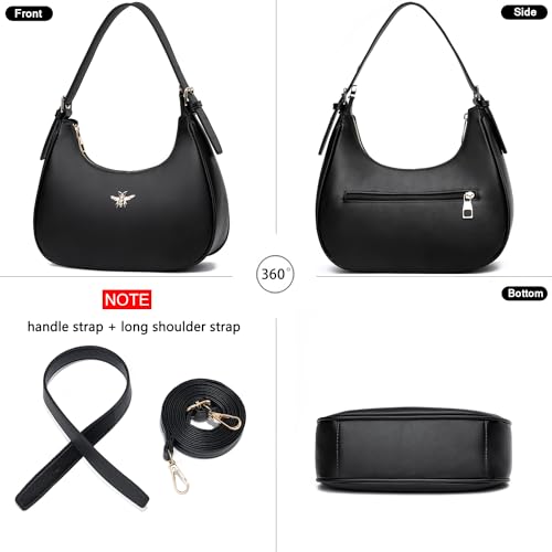 Bolso pequeño tipo media luna para mujer miniatura 3