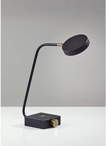 Miniatura 4 de Adesso 3618-01 Conrad LED lámpara de escritorio carga inalámbrica, 7W LED, 5W QI, puerto USB, lámparas de iluminación interior