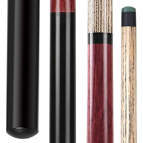 Aklot Pool Cue, Heavy Hitter Jump Break Cue 20oz 1 Piece Pool Stick 14mm Bakelite Tip for Explosive Breaks and Effortless Jumps Cover