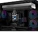 LIANLI LL-HS-LCD-360-N-BK Simple Water Cooling Kit, Fanless Model, HydroShift LCD 360 No Fan Black Side Mount Design, 2.88