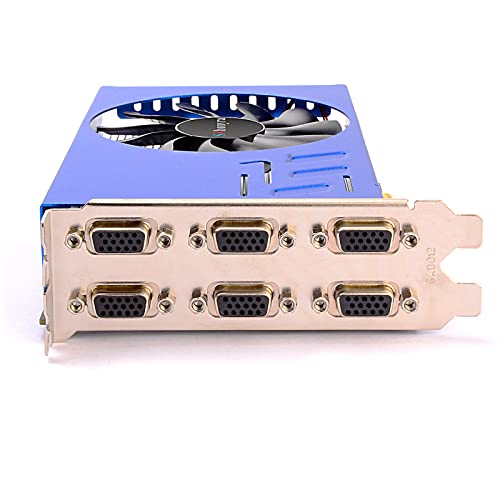 Srhonyra 6 Vga Monitor Video Card Radeon R7 350 Graphics 4Gb Card 1080P 256 Bits Gddr5 Multi-Monitor Display Gpu Pcie 3.0 X16 Bus Powered #TOP2
