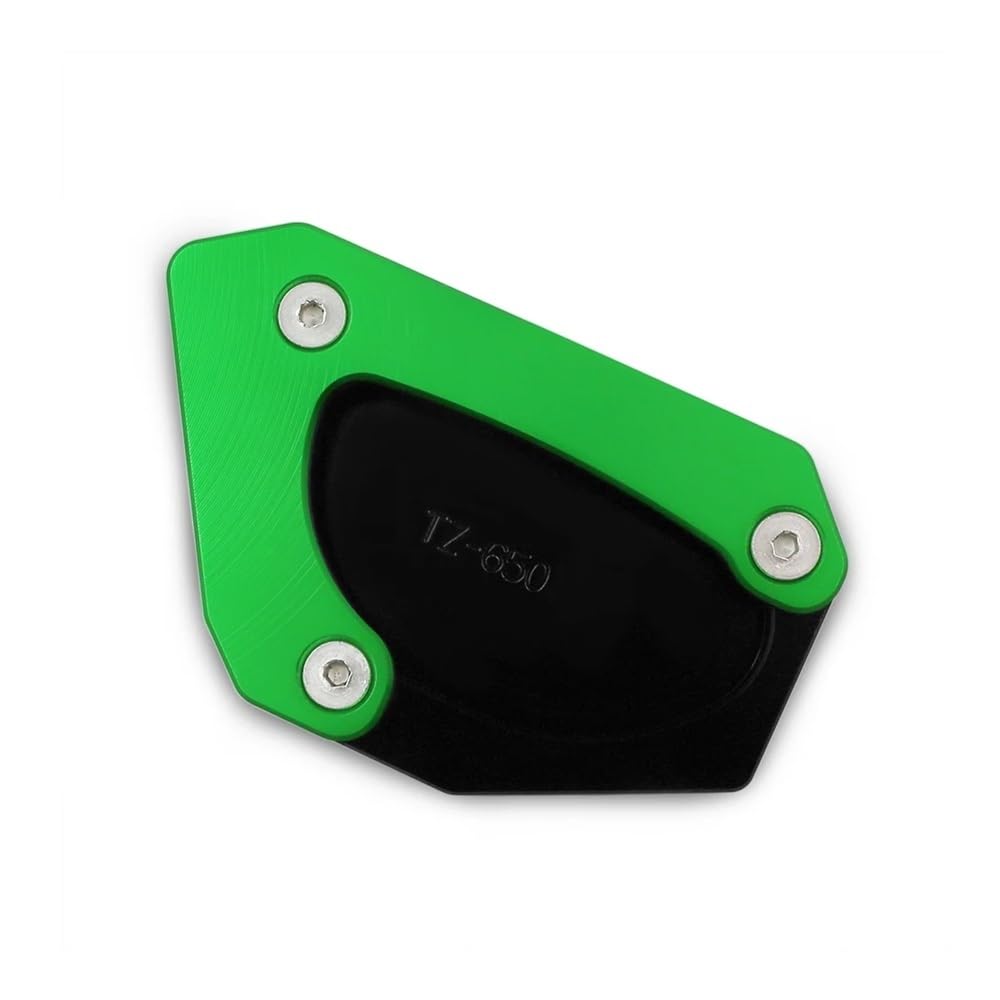 Plaque support béquille V-STROM 650 évitant la chute de moto