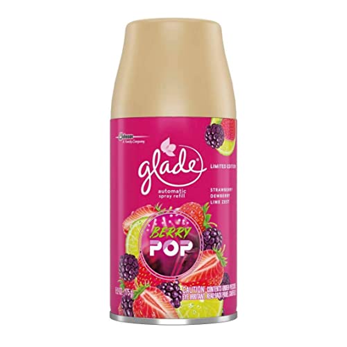 Glade Automatic Spray Air Freshener Refill, Berry Pop, 6.2 Oz #TOP13
