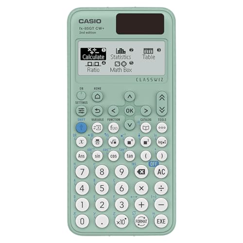 Casio fx-85GTCW+ Scientific Calculator Green (UK Version) - Upgrade from previous fx-85GTCW model