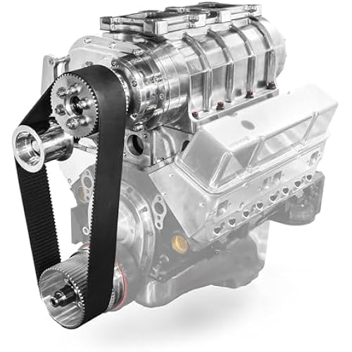 Complete 6-71 Roots Supercharger Kit Compatible with Small Block Chevy 265/283/305/307/327/350/383/400 - Blower with Intake Manifold, Gilmer Pulleys, Belt & Gaskets - Adds 45-55% HP
