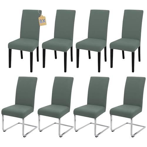 SUKAIKEQA Stuhlhussen 6 Stück Stretch Stuhlbezug Schwingstuhl Esszimmer