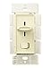 Lutron Skylark Preset Dimmer Switch with Locator Light, 600-Watt, Single-Pole, S-600P-LA, S-600PNL-AL, Almond