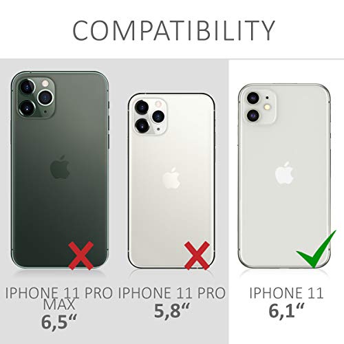 Kwmobile Case Compatible With Apple Iphone 11 - Case Tpu And Fabric Smartphone Phone Cover In Canvas Grey #TOP5
