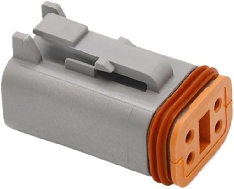 Automotive Connectors 1 Set DT 4 Pin Deut*/SCH Automotive Wa*/TER/*Proof Electrical Wire Connector Male Female Socket Pl*/UG 22-16AWG DT06-4S DT04-4P Connectors(Female,1 Set)