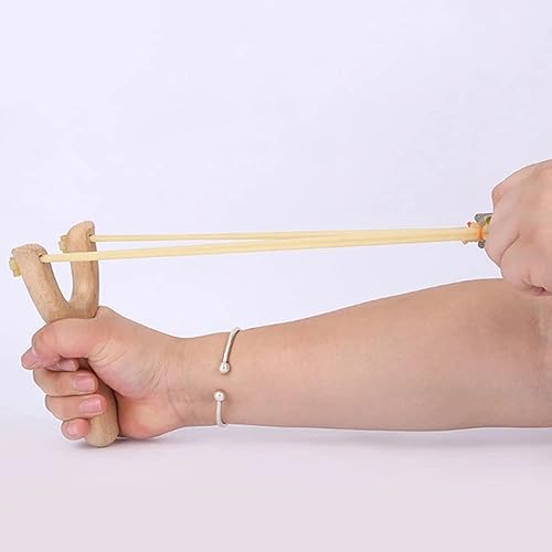 Miniatura 5 de Juguete de catapulta de madera para principiantes, juguete de catapulta de entrenamiento de habilidades de caza al aire libre, utilizado para