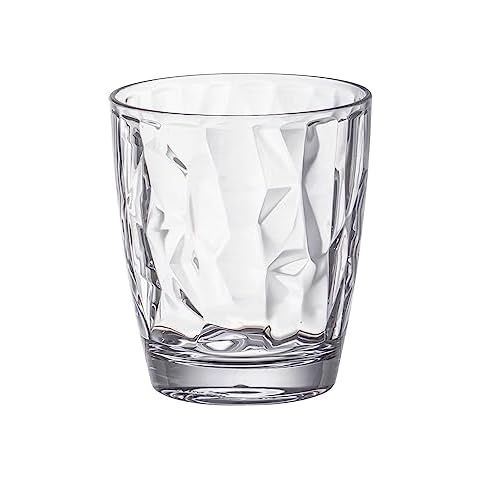 SECO 380ml Tumbler, Looks Like Glass, Pack of 6, Ideal for Wine and Soft Drink, Lightweight and Virtually Unbreakable Cover