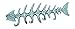 Moby Dick Specialties Fishbone Verdigris Antique Wall Hanger/Hooks