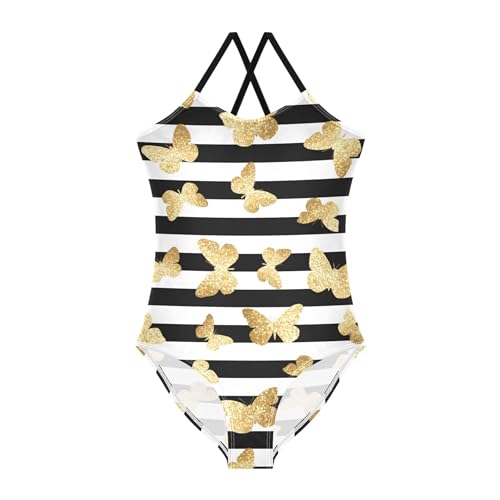 Image of Baby Girls' Swimwear Quick Dry Toddler Girls One Piece Swimsuit Bathing Suits Size 3T-10Y