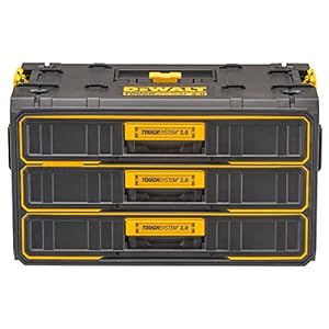 DEWALT TOUGHSYSTEM 2.0 Tool Organizer and Storage 3 Drawer Unit (DWST08330)