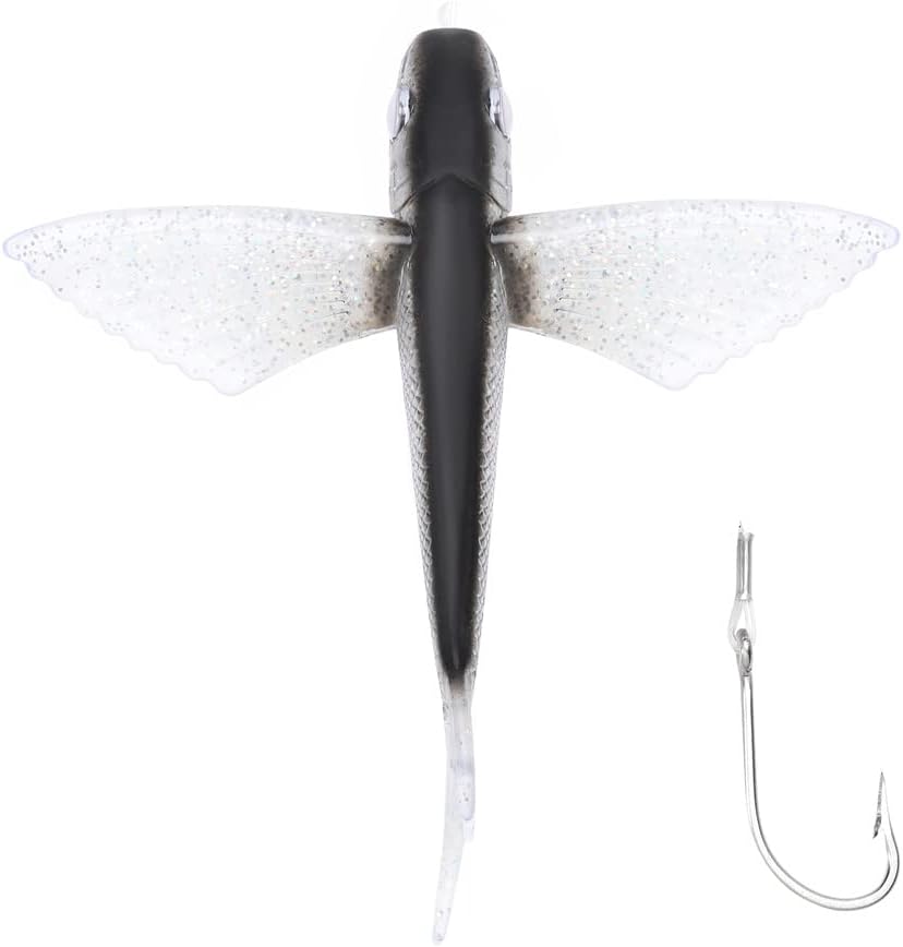5 Pcs/Bag Blue Fly Fish Saltwater Trolling Fishing Lures Tuna Mahi Wahoo Dora Saltwater Big Game Fishing Tackle