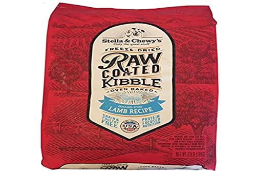 Stella-Chewys-Grass-Fed-Lamb-Recipe-Raw-Coated-Kibble-Dry-Dog-Food-22-Pound Stella Chewys Grass Fed Lamb Recipe Raw Coated Kibble Dry Dog Food 22 Pound