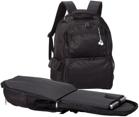 Scan Express Travel Business Trip Compu Backpack- Black