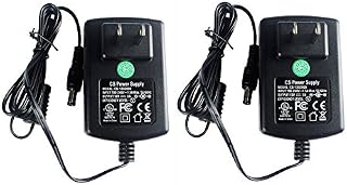 2 Pack AC Adapter DC 12V 2A Power Supply 5.5mm x 2.1mm