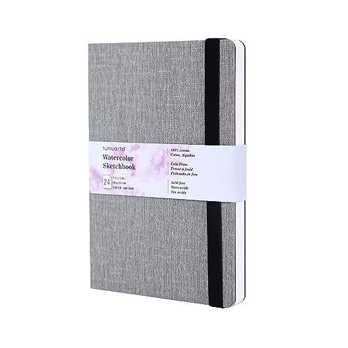 Tumuarta Watercolor Sketchbook (7.5x5 24 Sheets)
