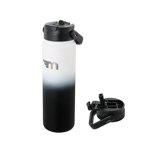 Premium 24oz Stainless Steel Water Bottle - 2-in-1 Lid, 24H Cold & 12H Hot Retention, Leak Proof, BPA Free - Gradient Design for Fitness & Travel