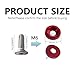 JCSUMRID 20 Pcs Engine Bay Dress Up Bolts Kits Fasteners Aluminum M6 Screws Bumper Fender Washers License Plate Frame Decor Bolts Accessories for Most Vehicle Motorcycles Cars Trucks(Green)