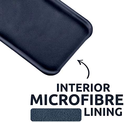 Olixar Case for Samsung Galaxy S10 Lite, Silicone, Soft Touch - Gel Rubber Full Body Protection Shockproof Cover - Smooth Thin Protective Raised Lip - Wireless Charging Compatible - Midnight Blue