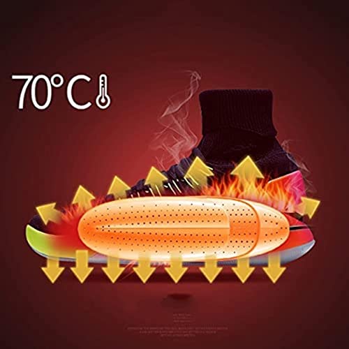 Secador de armário de sapatos com temporização portátil telescópico de temperatura constante secador