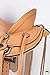 HILASON Tan 15 in Western Horse Saddle American Leather Ranch Roping Trail | Hand Tooled Wade & for Horses