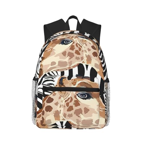 Sac à dos zèbre et girafe léger pour soulager le dos en randonnée