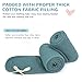 4pc Teething Coverage Strapss Edge Fits Standard Rails Protection for Top Rail,Double Thickness Crib Rail Teething Guard (2Long 2 Short) (Green)