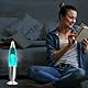 Lavalampe Blau | Lava Lampe | Lavalampe Groß 38 Cm | Lava Lampe Kinder Und Kinder und Erwachsene | Ideal für Meditation | Schlafzimmer, Wohnzimmer, Wohnzimmerdekoration | Originelles Geschenk