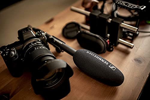 Image of (Refurbished) Sennheiser MKE 600 Professional Shotgun microphone for video cameras. Ideal for Youtubers,Vloggers,Filmmakers,Mobile Journalism