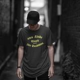 klassischer Schnitt World of Football T-Shirt Tivoli Aachen schwarz - XXL