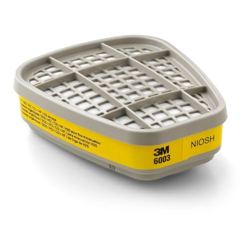 3M 50051131070474 Organic Vapor/Acid Gas Cartridge 6003 (Pack of 2)