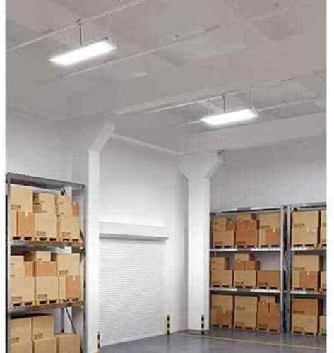 Commercial Electric high bay lights installed in a warehouse