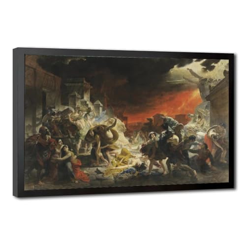 Impressions sur toile de maître Bryullov cadre de décoration haut de gamme